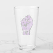 Lesbian Resistance Glas (Rückseite)