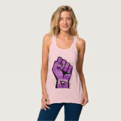 Lesbian Resistance Tank Top (Vorderseite Vollansicht)