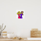 Lesbian Seagull Poster (Küche)