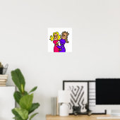 Lesbian Seagull Poster (Heimbüro)