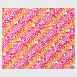 Lesbian Sunset Pride Squiggle Geschenkpapier