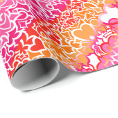 Lesbian Sunset Pride Squiggle Geschenkpapier (Rolleneckpunkt)