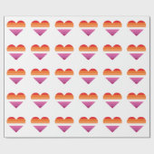 Lesbian Sunset Sunset Geschenkpapier (Flach)
