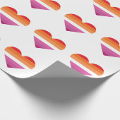 Lesbian Sunset Sunset Geschenkpapier (Ecke)