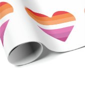 Lesbian Sunset Sunset Geschenkpapier (Rolleneckpunkt)