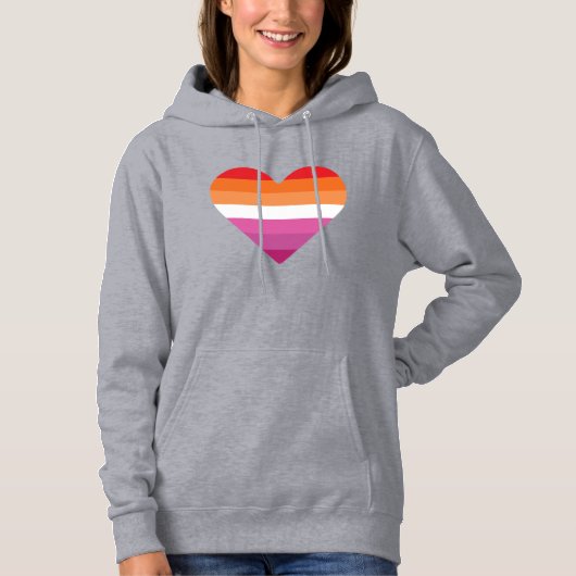 Lesbian Sunset Sunset Hoodie (Vorderseite)