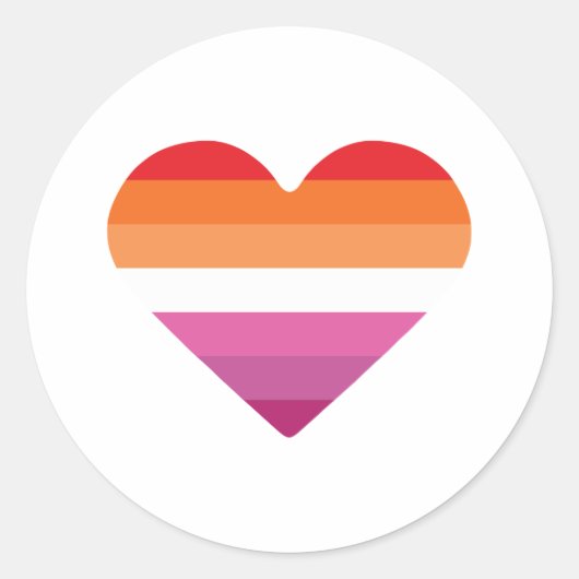 Lesbian Sunset Sunset Runder Aufkleber (Vorderseite)