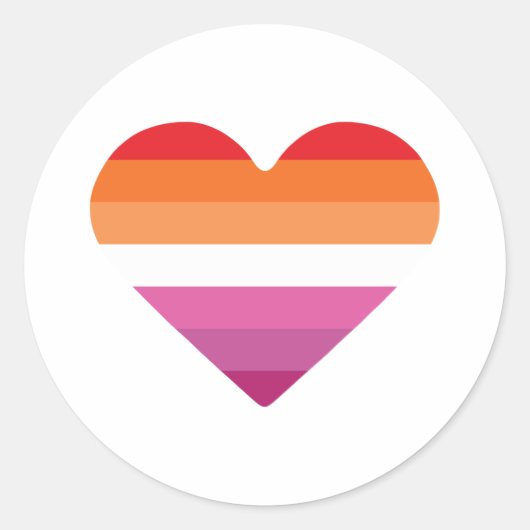 Lesbian Sunset Sunset Runder Aufkleber (Vorderseite)