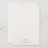 Lesbian Vintage Floral Wedding Invitation Einladung (Rückseite)