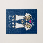 Lesbian Wedding Bridal Puzzle (Horizontal)