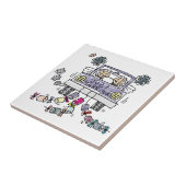 Lesbian Wedding Brides Fliese (Seite)