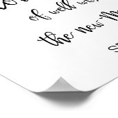 Lesbian Wedding Bubbles Sign | Kalligrafie Poster (Ecke)