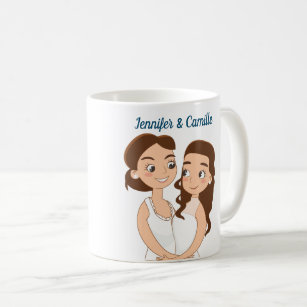 Lesbian Wedding Custom Couple Kaffeetasse