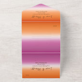 Lesbian Wedding Photo All In One Einladung (Außenbereich)