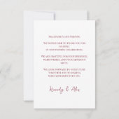 Lesbian Wedding Photo Pride Flag Gradient Dankeskarte (Rückseite)