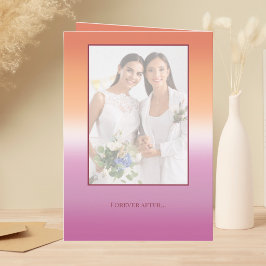 Lesbian Wedding Photo Pride Flag Gradient Programm