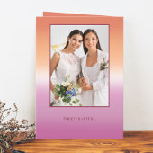 Lesbian Wedding Photo Pride Flag Gradient Programm