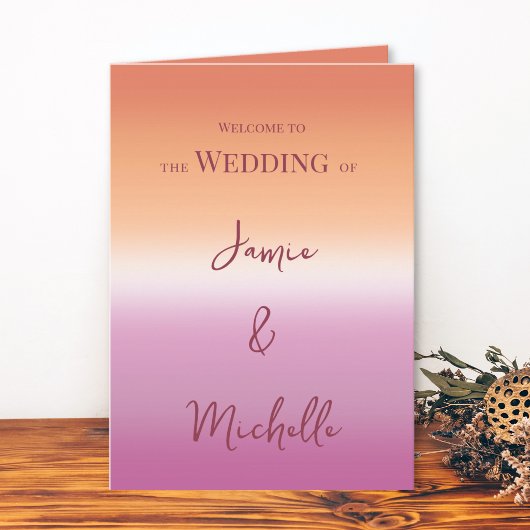 Lesbian Wedding Photo Pride Flag Gradient Programm