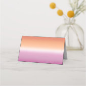 Lesbian Wedding Pride Flag Gradient Place Cards Platzkarte (Rückseite)