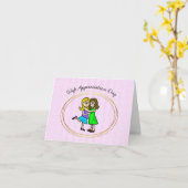 Lesbian Wife Appreciation Day Card Karte (Gelbe Blume)