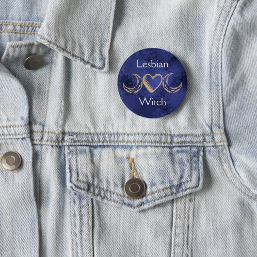 Lesbian Witch Button (Beispiel)
