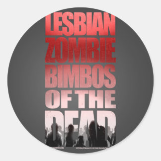 Lesbian Zombie Bimbos vom toten Aufkleber