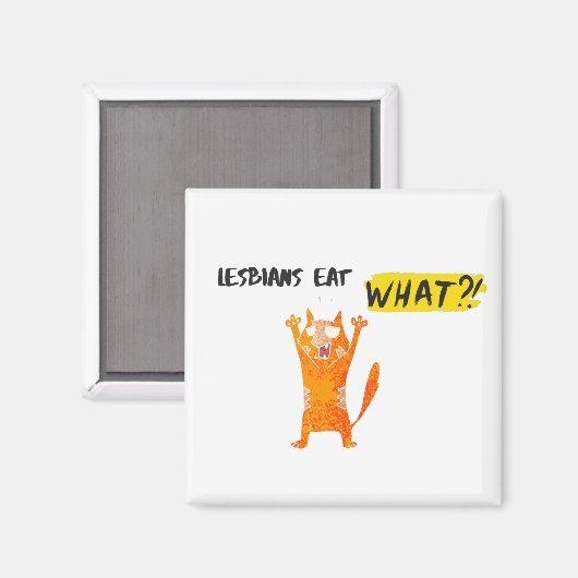LESBIANER ESSEN, WAS. MAGNET (Vorderseite/Rückseite)