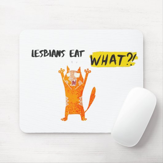 LESBIANER ESSEN, WAS. MOUSEPAD (Mit Mouse)