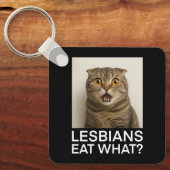 Lesbians Eat What Funny Schlüsselanhänger (Vorderseite)
