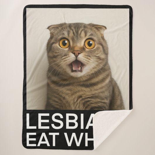 Lesbians Eat What Funny Sherpadecke (Vorderseite)