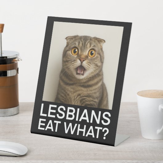 Lesbians Eat What Funny Sockelschild (In SItu)