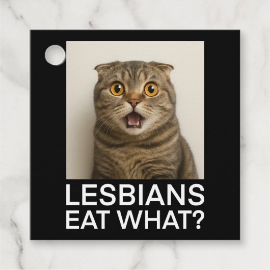 Lesbians essen, was lustig geschenkanhänger (Vorderseite)