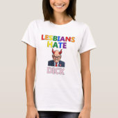 lesbians hate dick t-shirt (Vorderseite)