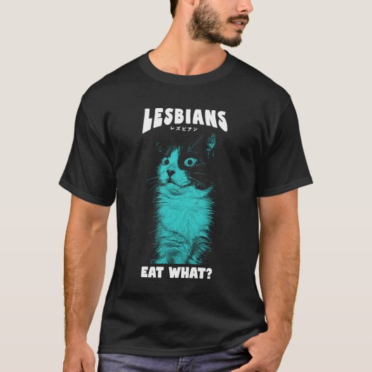 Lesbians Meme T-Shirt (Vorderseite)