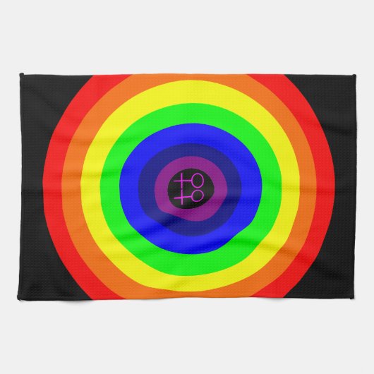 Lesbians Rainbow Küchentuch (Horizontal)