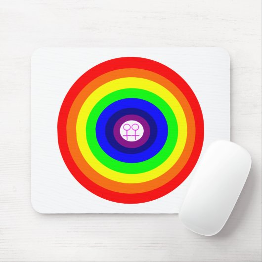 Lesbians Rainbow Mousepad (Mit Mouse)