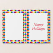 Lesbians Rainbow Weihnachtsbaum und Geschenke Folienkarte (Innenseite)