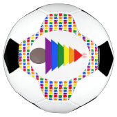 Lesbians Rainbow Weihnachtsbaum und Geschenke Fußball (Gedreht)