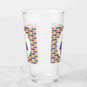 Lesbians Rainbow Weihnachtsbaum und Geschenke Glas (Links)
