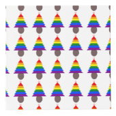 Lesbians Rainbow Weihnachtsbaum und Geschenke Würfel (Rechts)