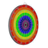Lesbians Round Rainbow Dartboard Dartscheibe (Vorderseite Links)