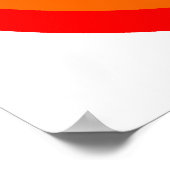 Lesbians Round Rainbow Poster (Ecke)