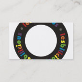 Lesbilicious Visitenkarten Visitenkarte (Rückseite)