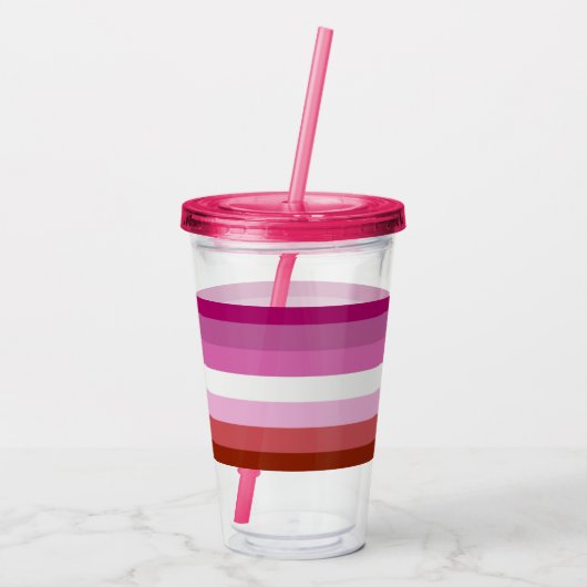 Lesbisch Acryltrinkbecher (Rückseite)