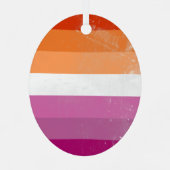 Lesbisch Ornament Aus Metall (Rückseite)