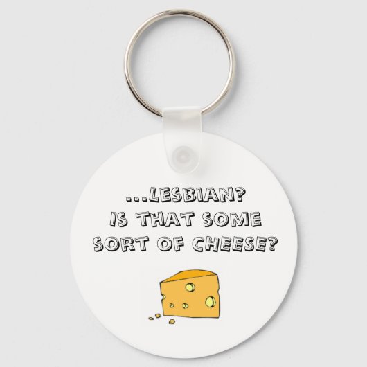 ...Lesbisch? Schlüsselanhänger (Vorderseite)