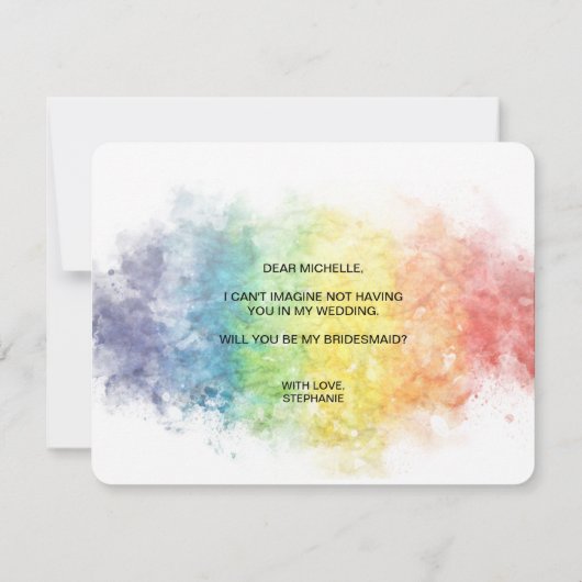 Lesbisch, schwul einladung (Rückseite)