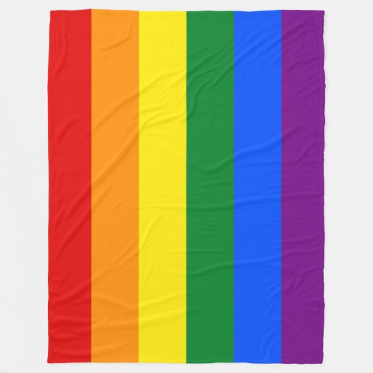 Lesbisch und Gay Pride Fleecedecke (Vorderseite)