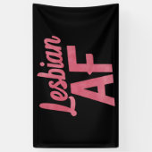 Lesbische AF Blume LGBT Pride Gay Liebe Parade Banner (Vertikal)
