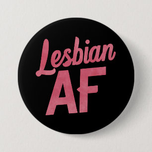 Lesbische AF-Blume LGBT-Stolz Schwule Liebe Parade Button